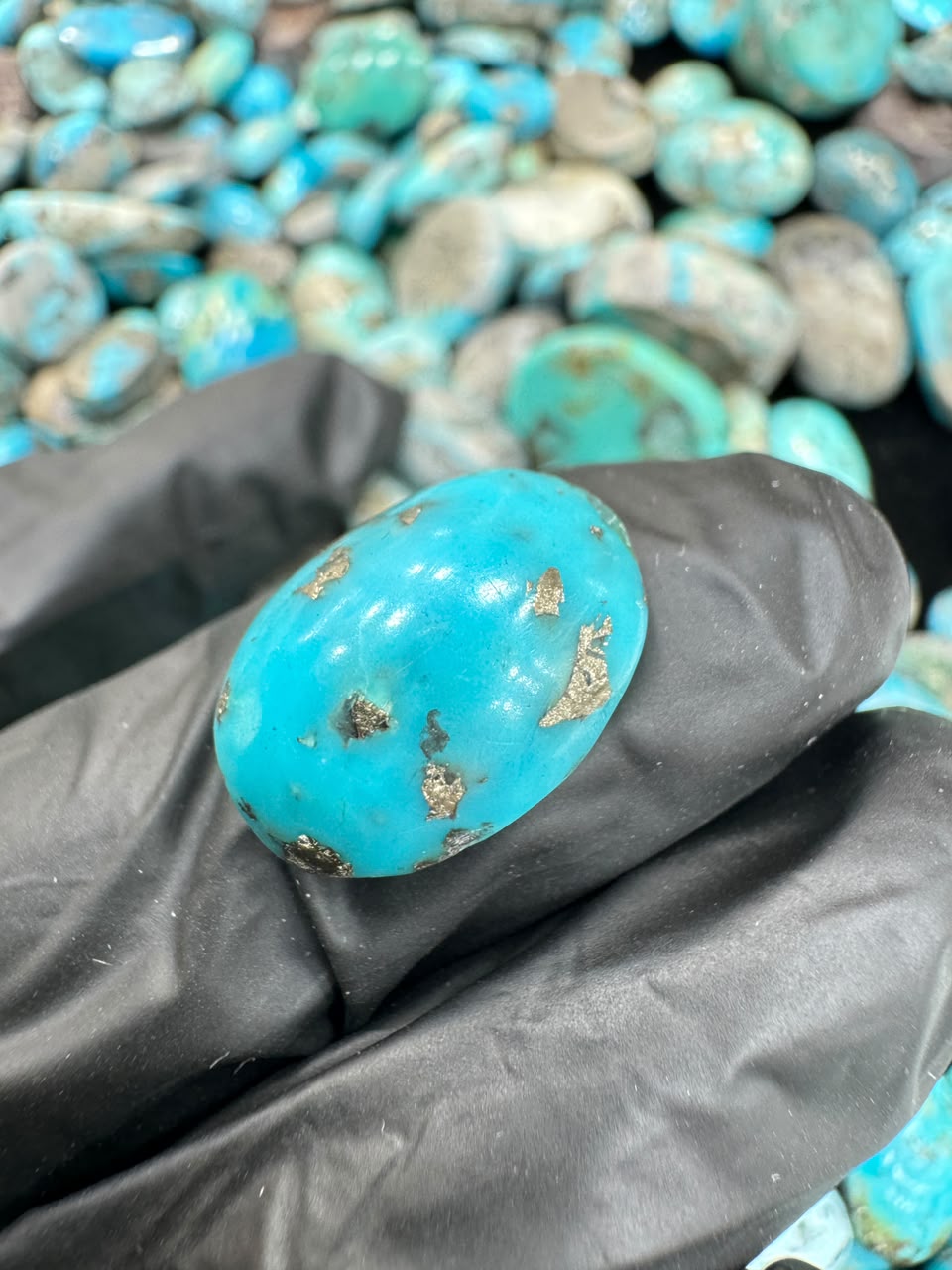 AAE SF 032 Natural Shajri Feroza Stone – Original Turquoise Gemstone