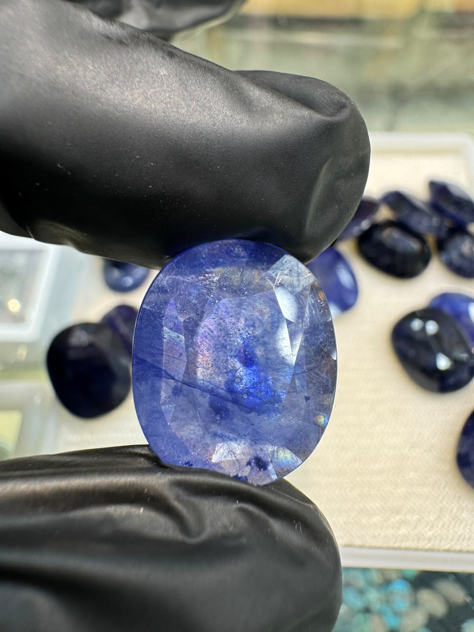 AAE 177 Blue Sapphire (Neelam) 12.35 Carat