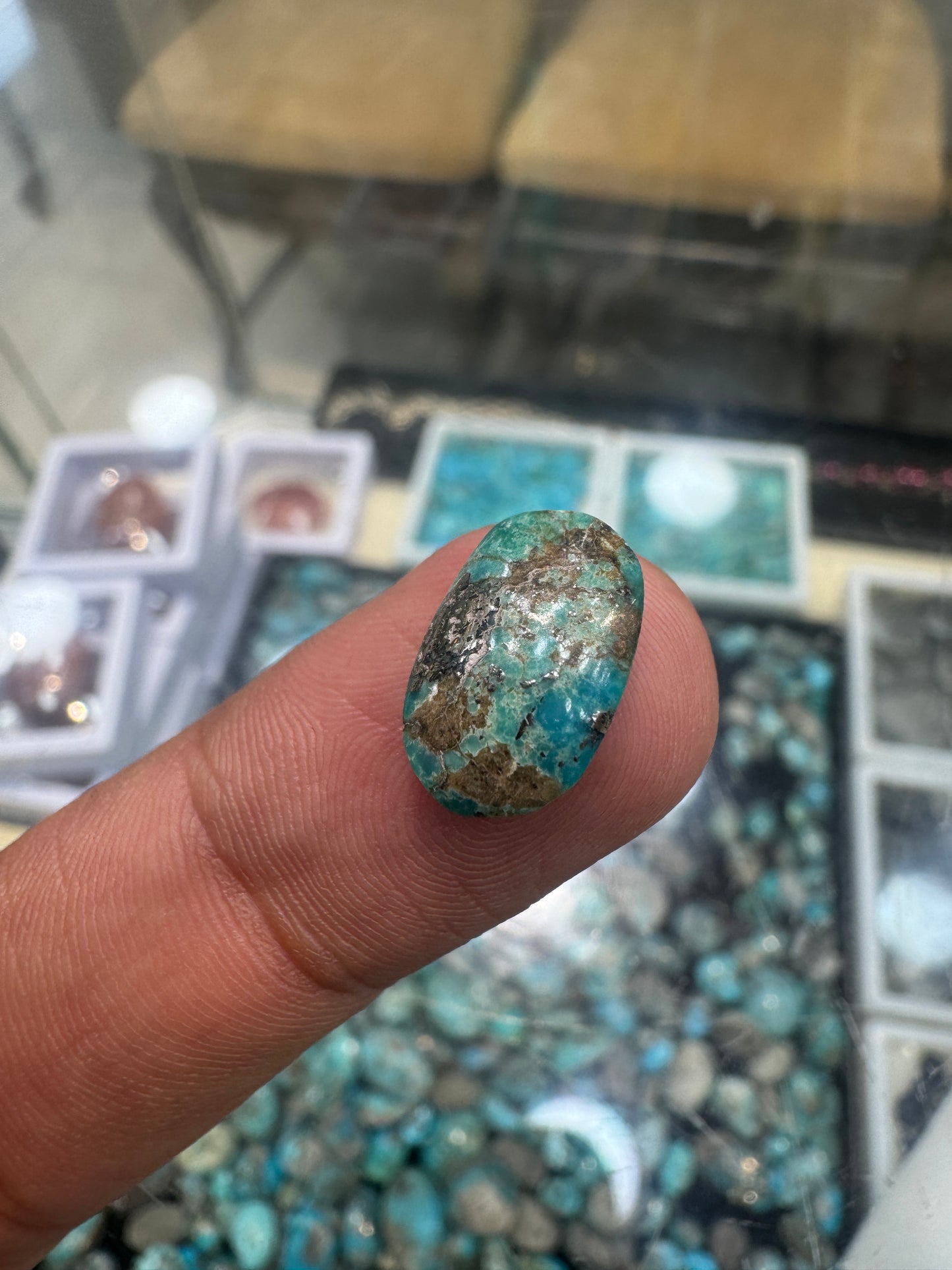 AAE SF 019 3.95 Carat Shajri Feroza Stone