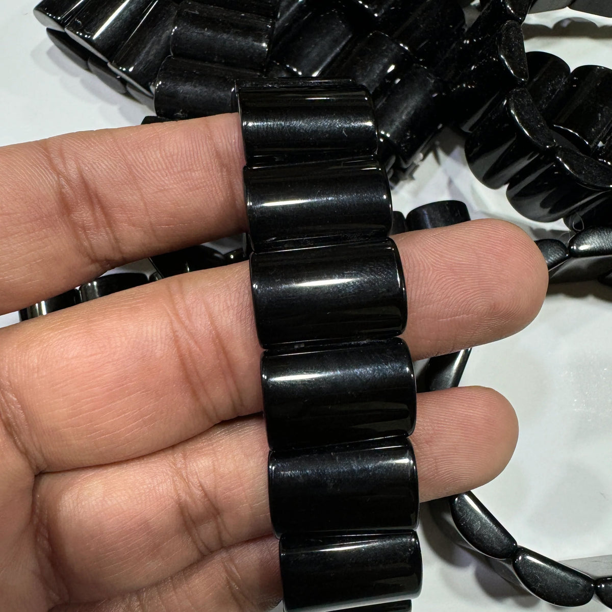 AAE PB 005 Black Aqeeq Bracelet