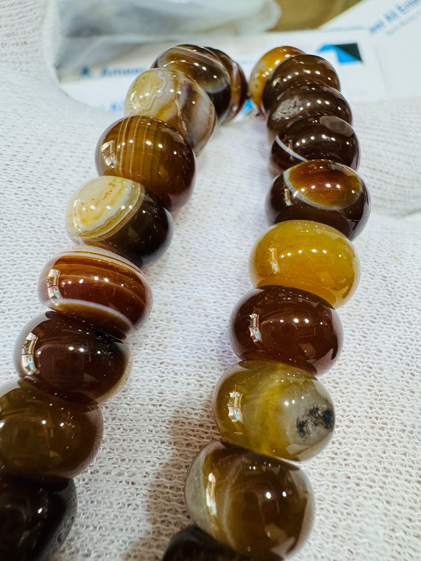 12 mm Premium Sulemani Aqeeq Stones Tasbeeh
