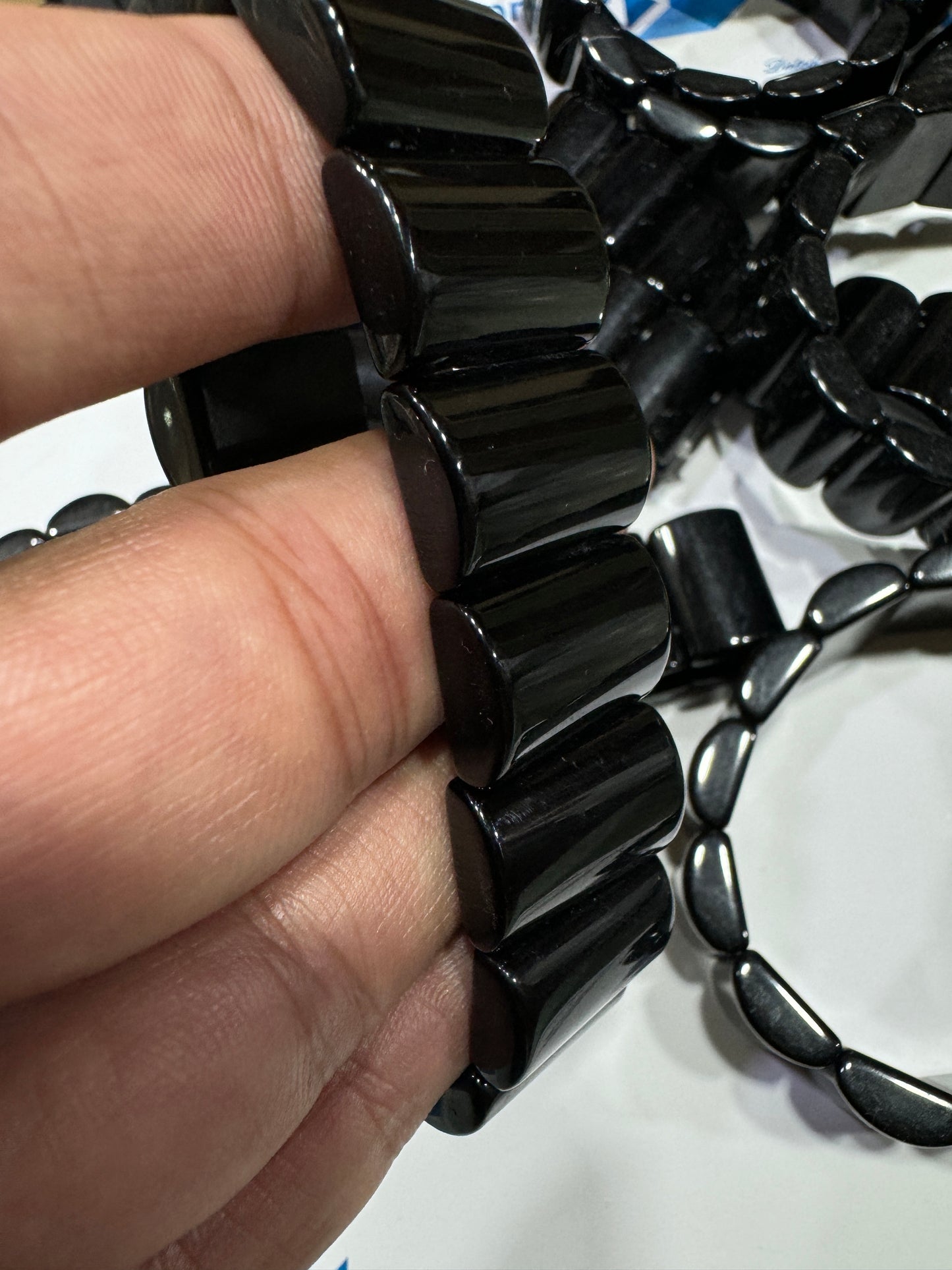 AAE PB 005 Black Aqeeq Bracelet