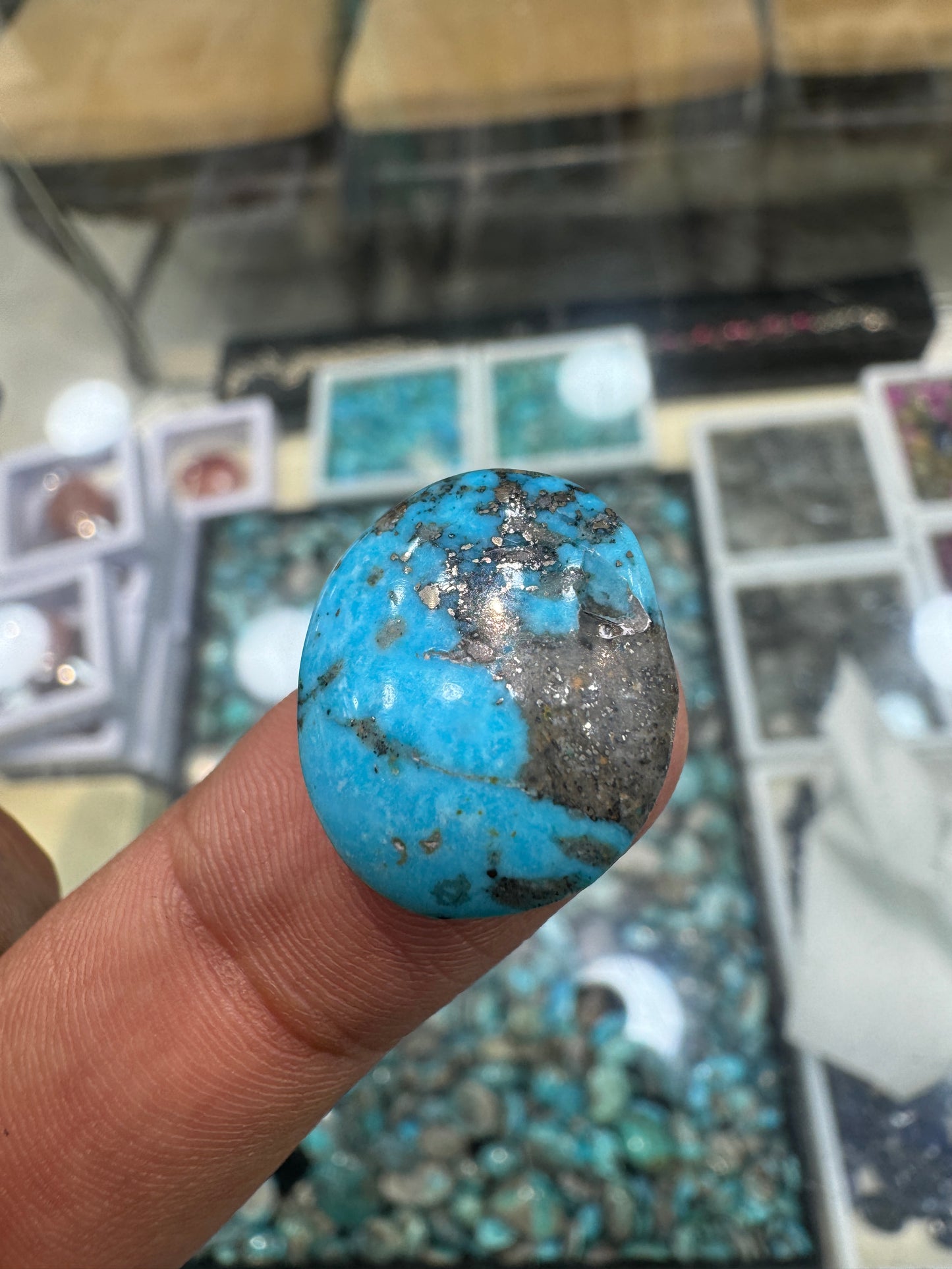 AAE SF 008 17.1 Carat Shajri Feroza Stone