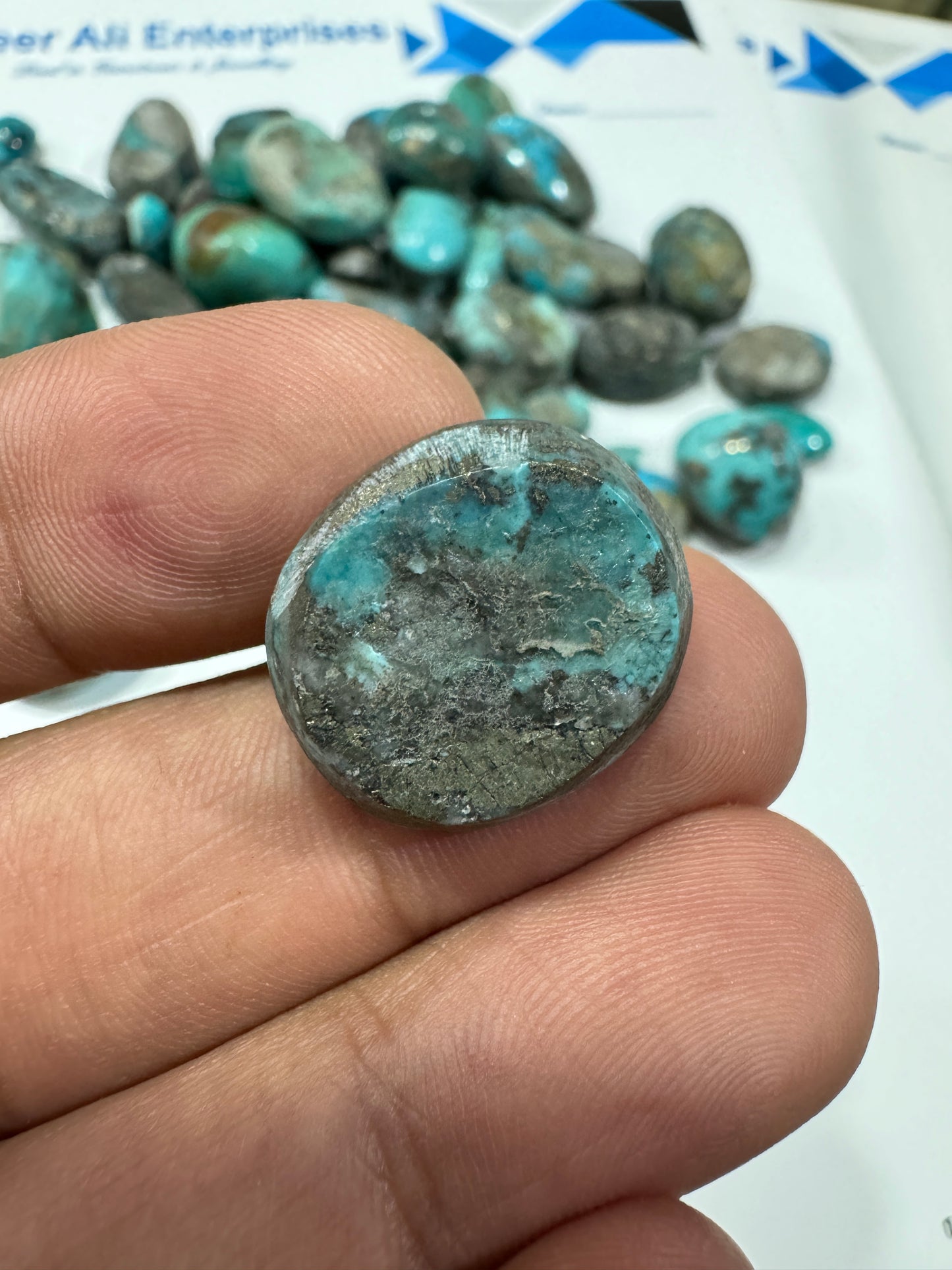 AAE SF 026 27 Carat Shajri Feroza Stone