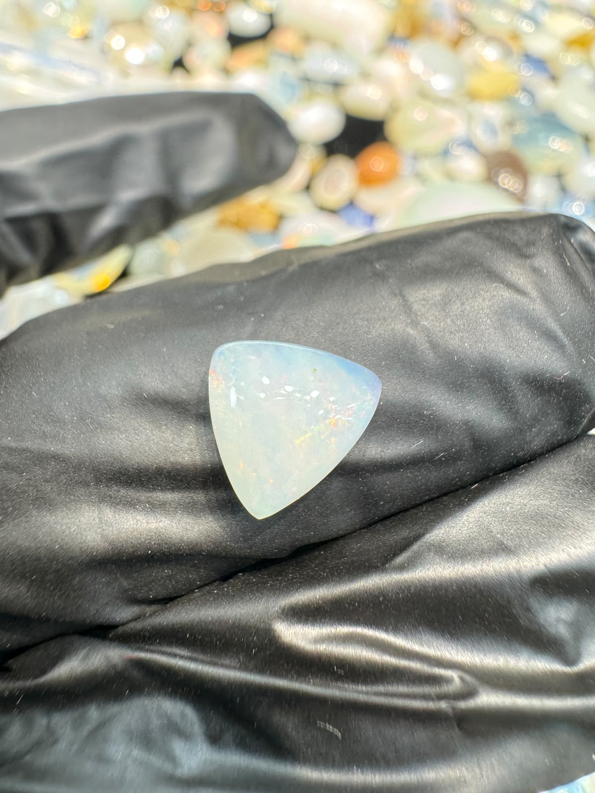 White Ethiopian Opal Stone WO 003 1.3 Carat