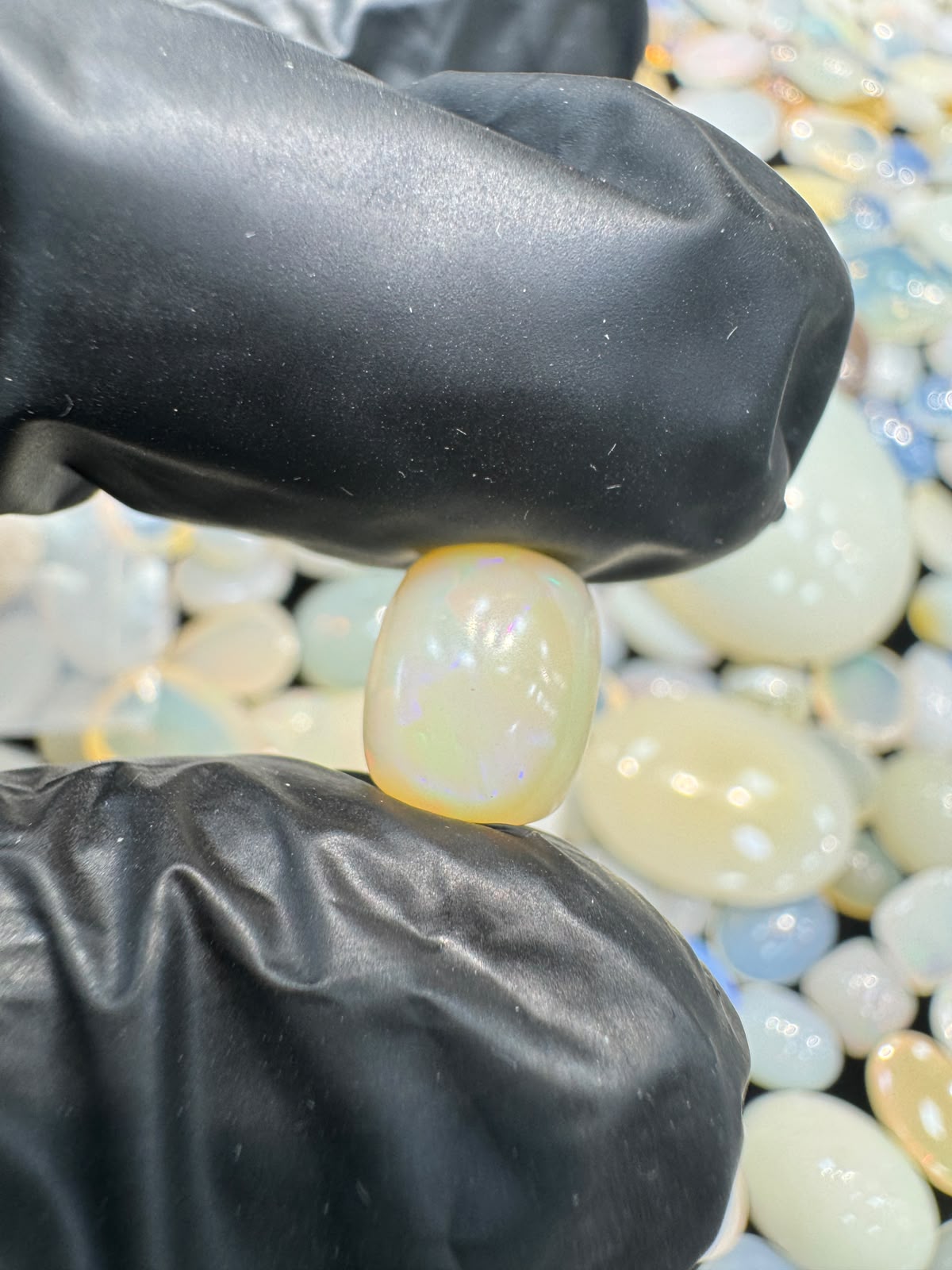 White Ethiopian Opal Stone WO 008 2.05 Carat
