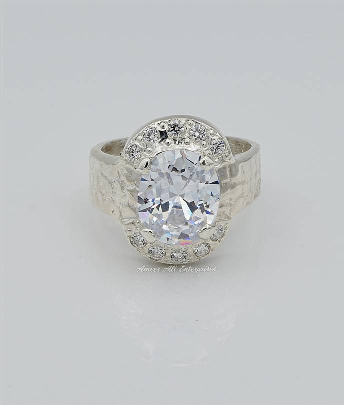 AAE 6653 Chandi Ring 925, Stone: Zircon