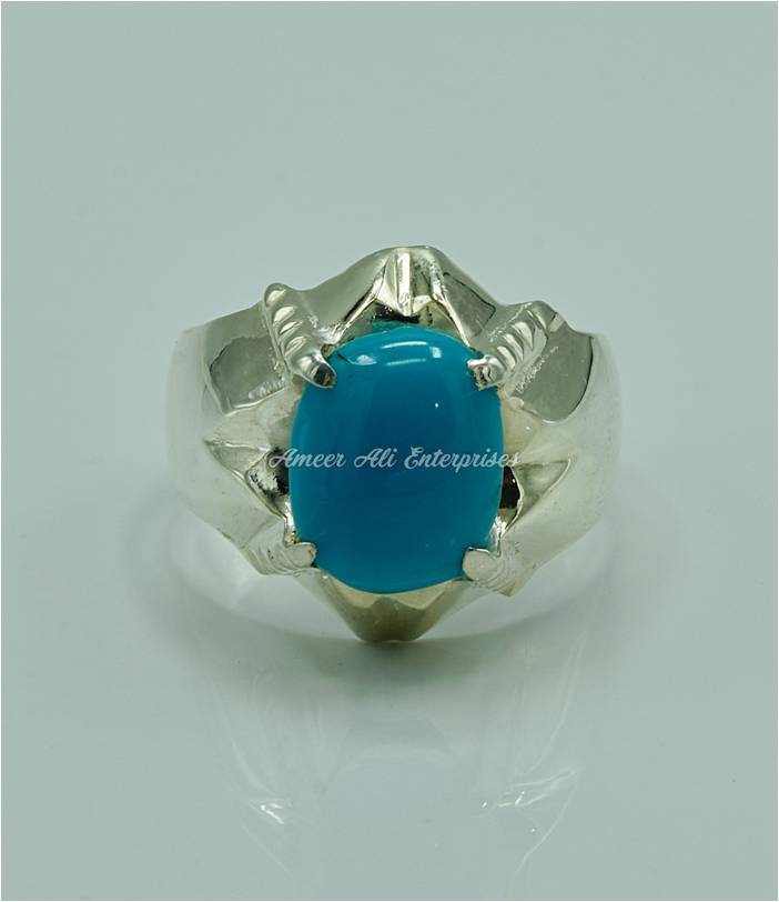 AAE 6841 Chandi Ring 925, Stone: Feroza