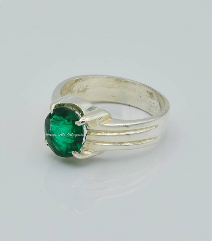AAE 6248 Chandi Ring 925, Stone: Onyx