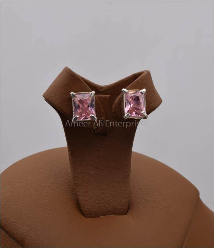 AAE 5712 Chandi Earring 925, Stone: Zircon - AmeerAliEnterprises