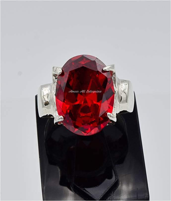 AAE 6599 Chandi Ring 925, Stone: Zircon