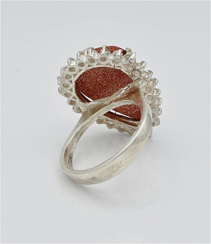 AAE 5902 Chandi Ring 925, Stone: SunSitara