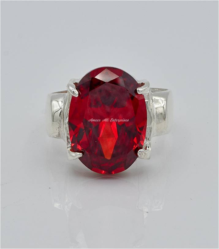 AAE 6599 Chandi Ring 925, Stone: Zircon