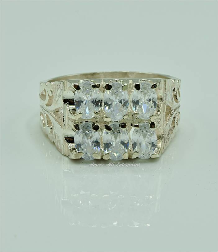 AAE 3917 Chandi Ring 925, Stone: Zircon