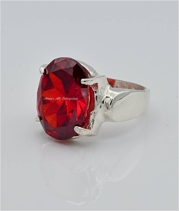 AAE 6599 Chandi Ring 925, Stone: Zircon