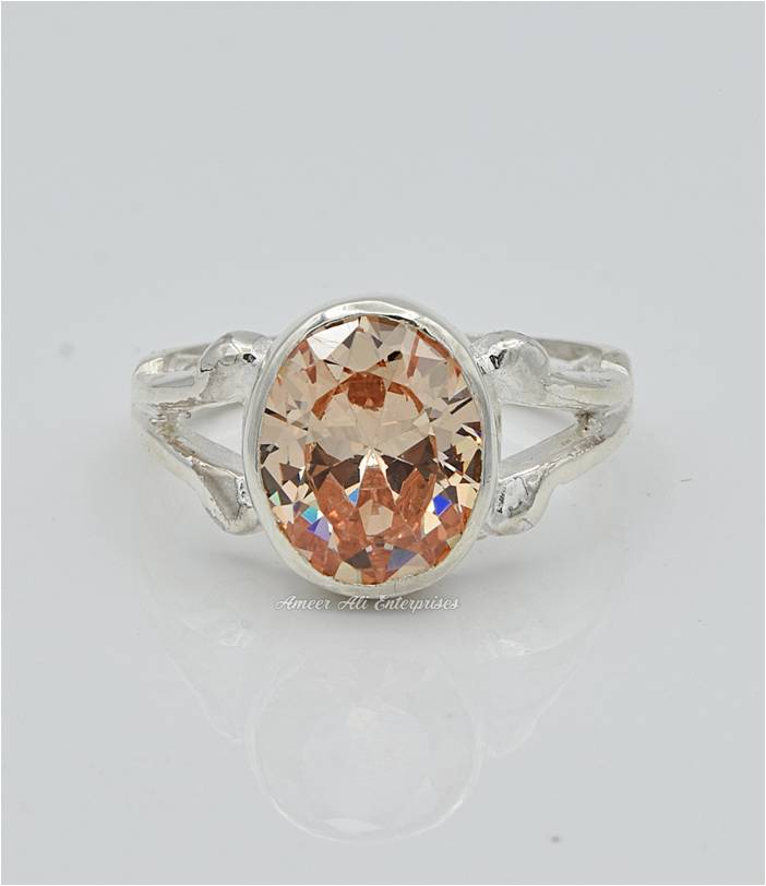 AAE 6610 Chandi Ring 925, Stone: Zircon