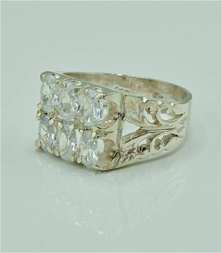 AAE 3917 Chandi Ring 925, Stone: Zircon