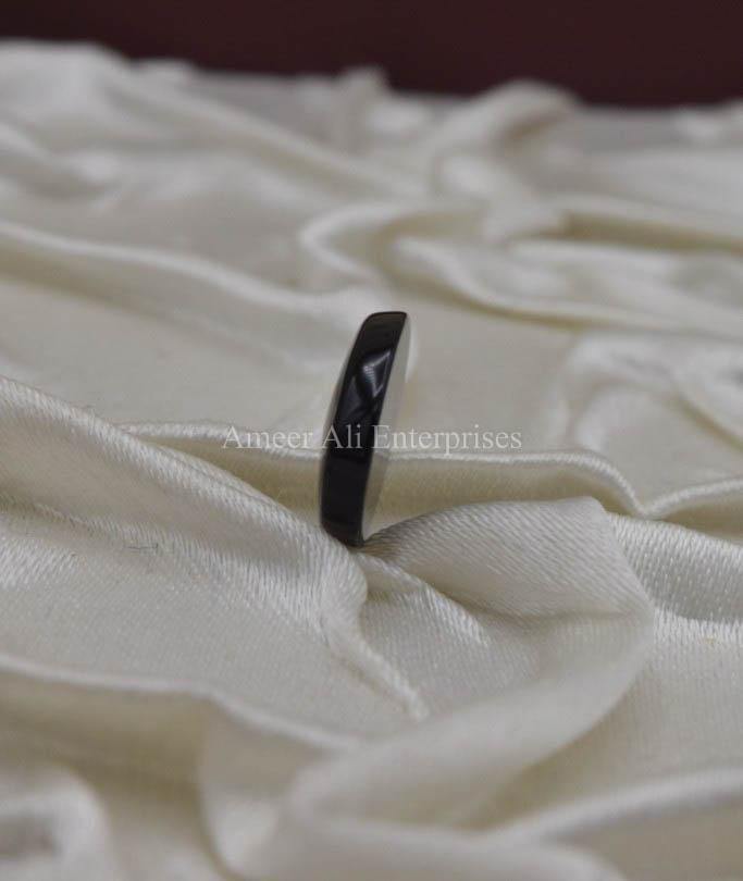 AAE 1384 Black Aqeeq Stone - AmeerAliEnterprises