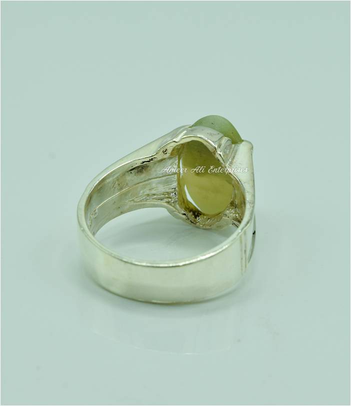 AAE 6551 Chandi Ring 925, Stone: Cat's Eye
