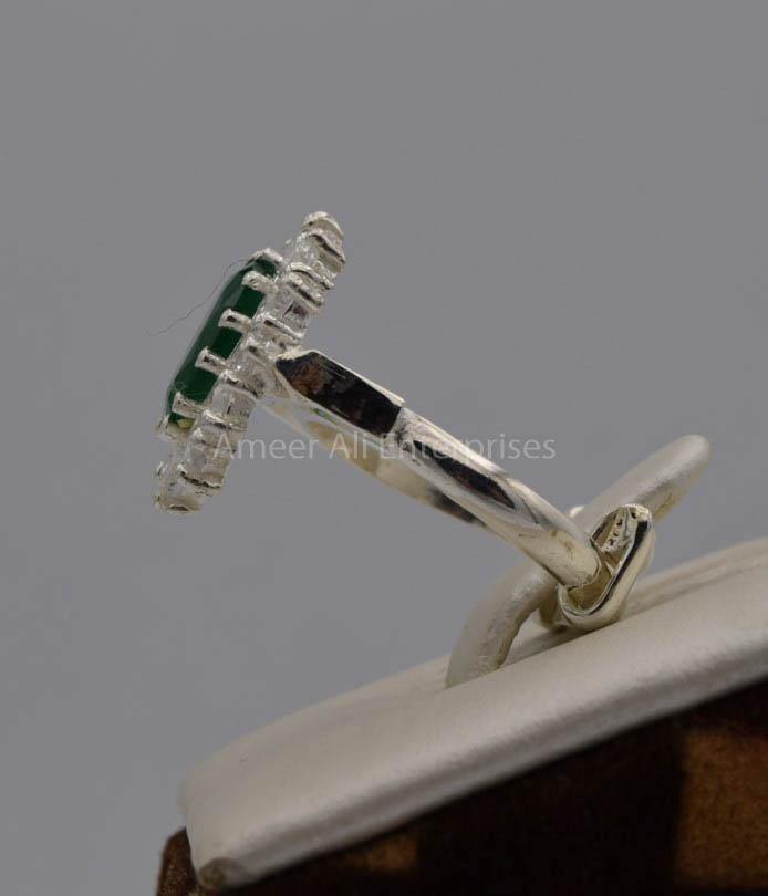 AAE 7524 Chandi Ring 925, Stone: Zircon - AmeerAliEnterprises