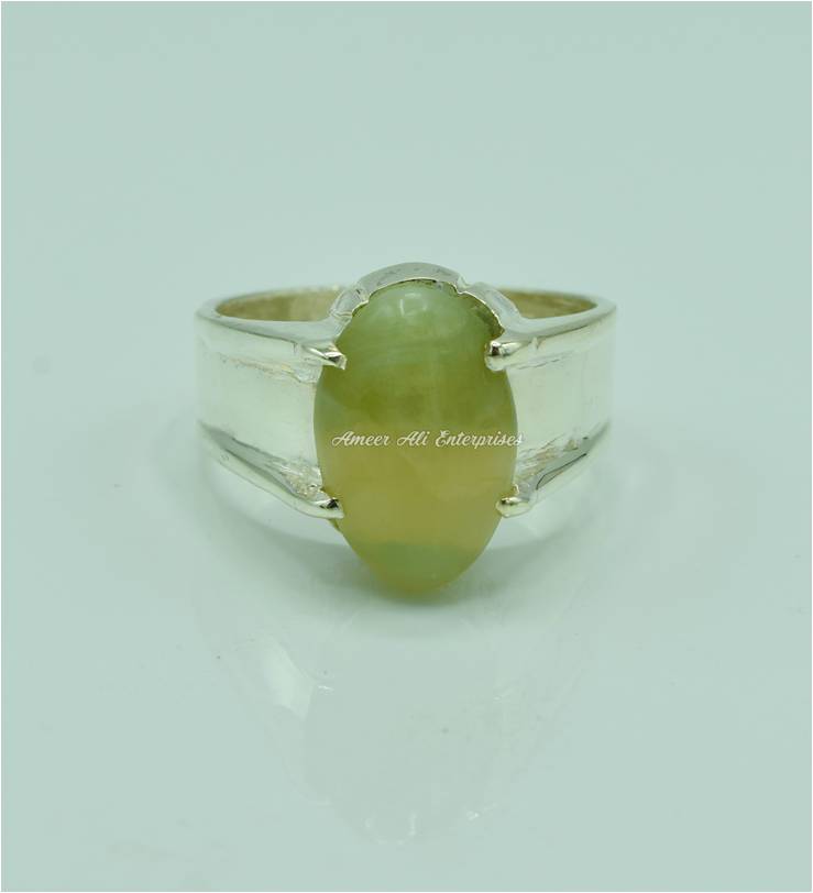 AAE 6551 Chandi Ring 925, Stone: Cat's Eye