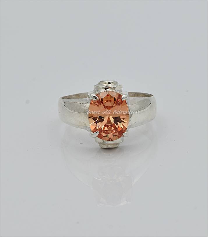 AAE 7764 Chandi Ring 925, Stone: Zircon