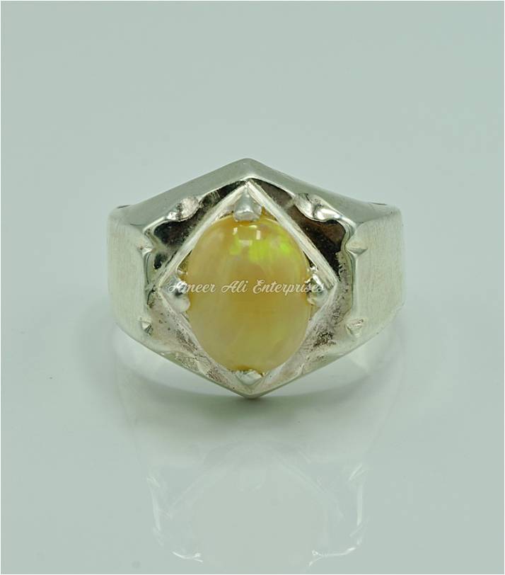 AAE 6878 Chandi Ring 925, Stone: OPal