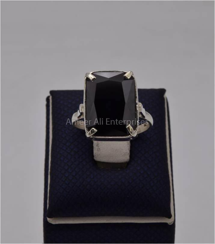 AAE 5737 Chandi Ring 925, Stone: Zircon - AmeerAliEnterprises