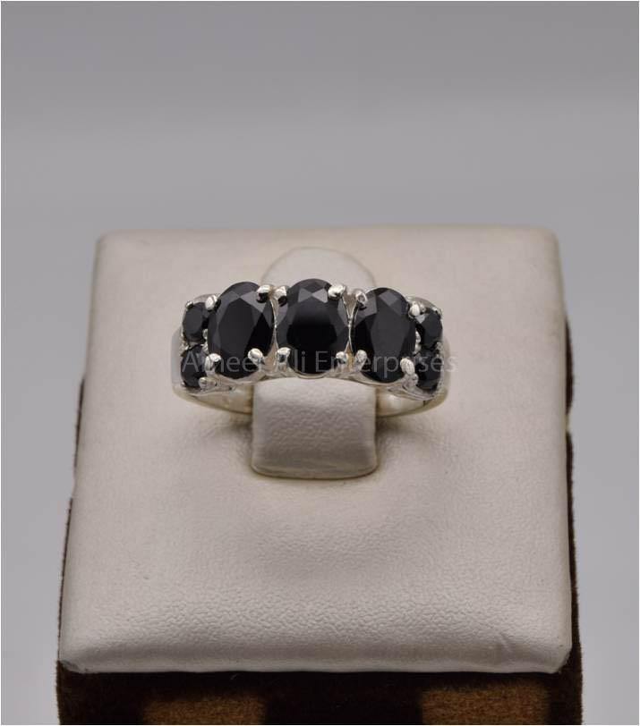 AAE 2493 Chandi Ring 925, Stone: Zircon - AmeerAliEnterprises