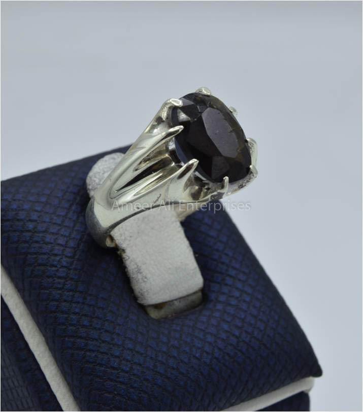 AAE 5821 Chandi Ring 925, Stone: Zabarjad - AmeerAliEnterprises