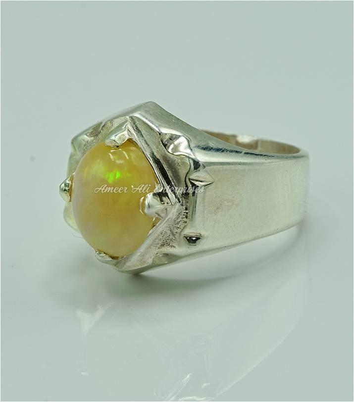 AAE 6878 Chandi Ring 925, Stone: OPal