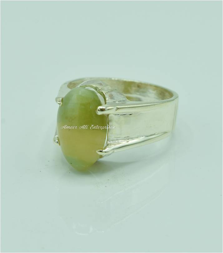 AAE 6551 Chandi Ring 925, Stone: Cat's Eye