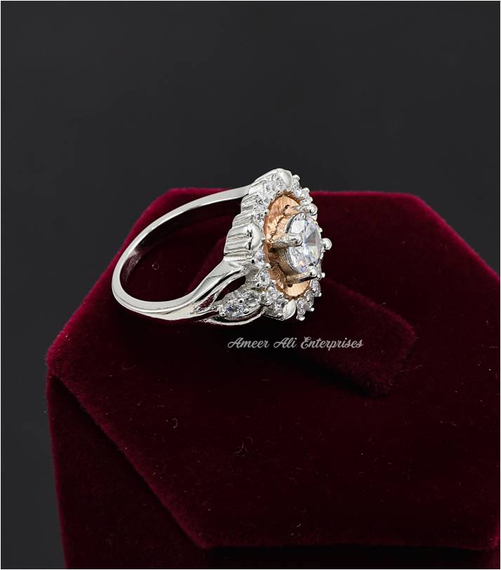 AAE 6970 Chandi Ring 925. Stone: Zircon