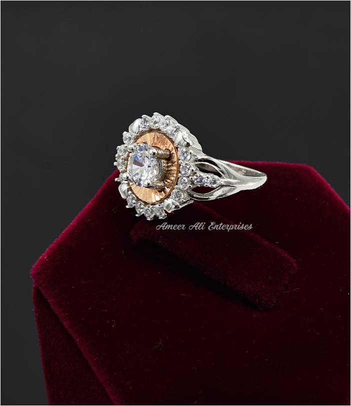 AAE 6970 Chandi Ring 925. Stone: Zircon