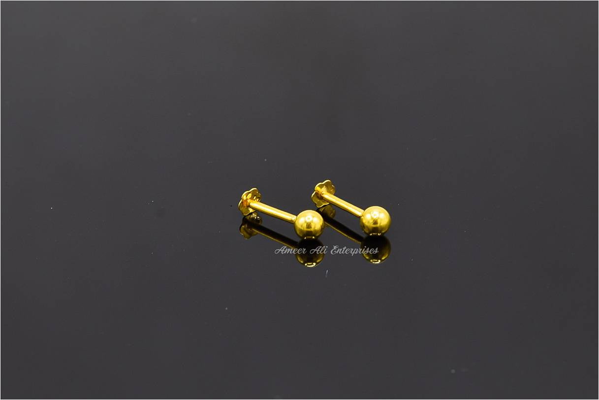 AAE 6923 Gold Ear Studs