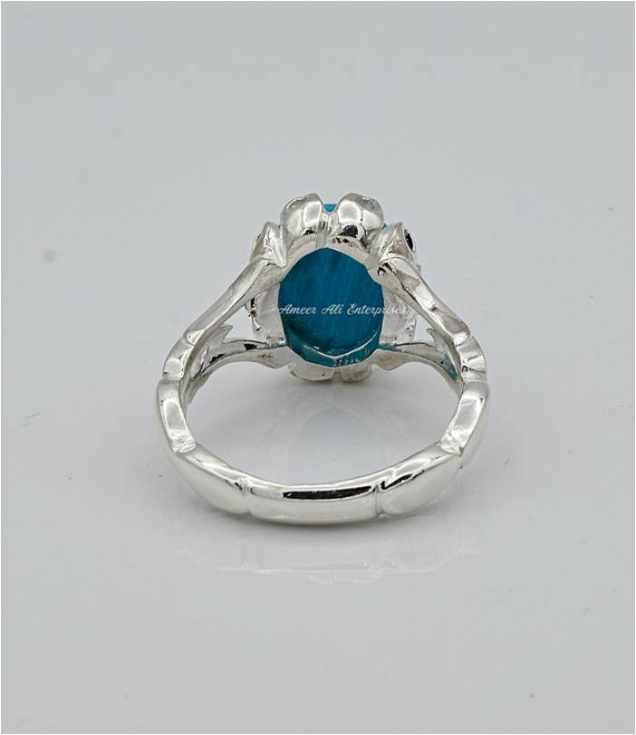AAE 6587 Chandi Ring 925, Stone: Feroza