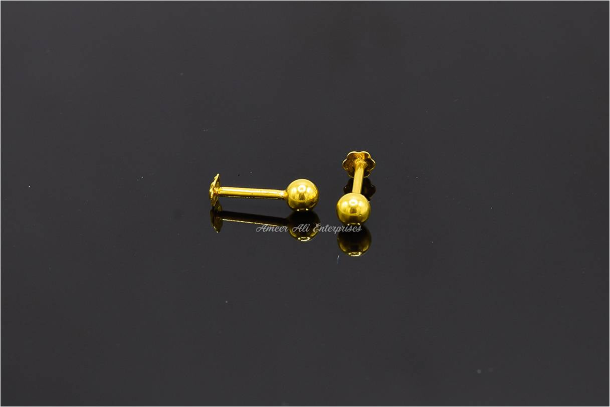 AAE 6923 Gold Ear Studs