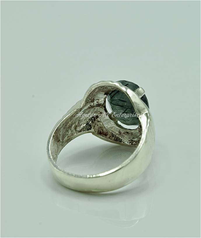 AAE 6860 Chandi Ring 925, Stone: Moh e Najaf