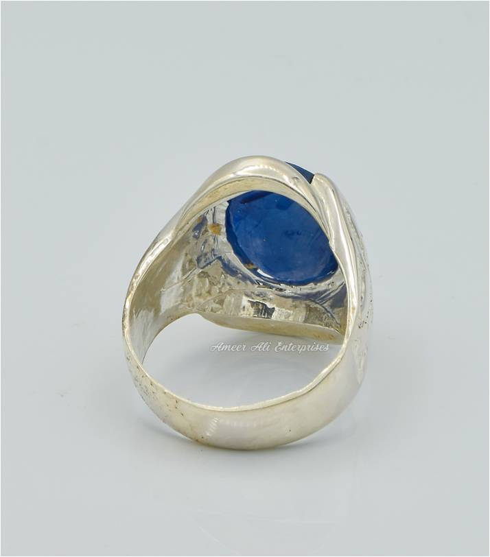 AAE 6293 Chandi Ring 925, Stone: Neelam