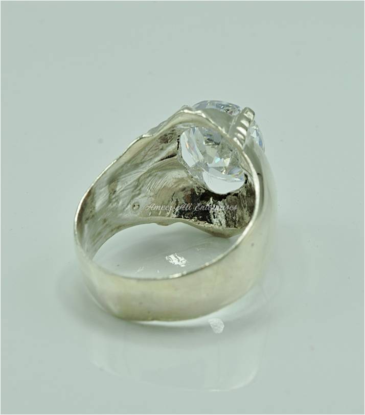 AAE 6906 CHANDI RING 925, STONE: ZIRCON