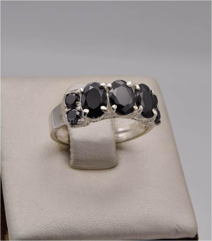 AAE 2493 Chandi Ring 925, Stone: Zircon - AmeerAliEnterprises