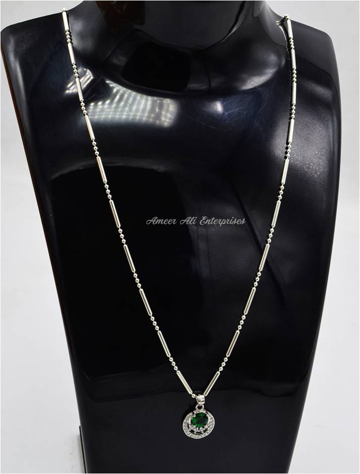 AAE 6836 Chandi Pendant 925, Stone: Zircon