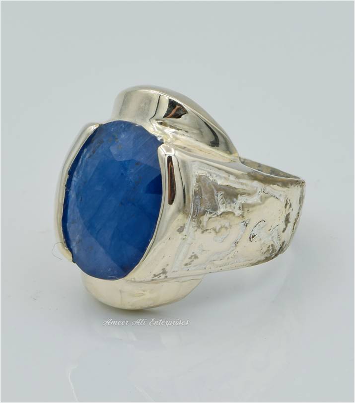 AAE 6293 Chandi Ring 925, Stone: Neelam