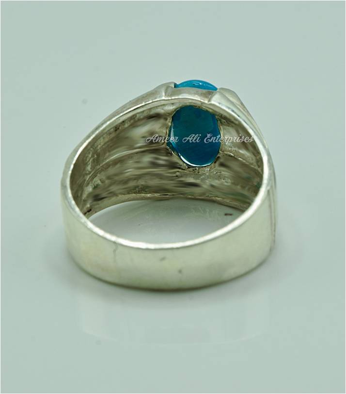 AAE 6880 Chandi Ring 925, Stone: Feroza