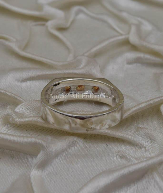 AAE 1850 Chandi Ring 925, Stone: Zircon - AmeerAliEnterprises