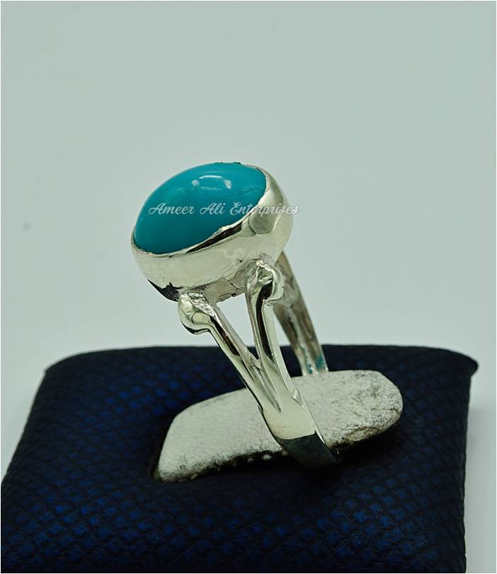 AAE 6847 Chandi Ring 925, Stone: Feroza