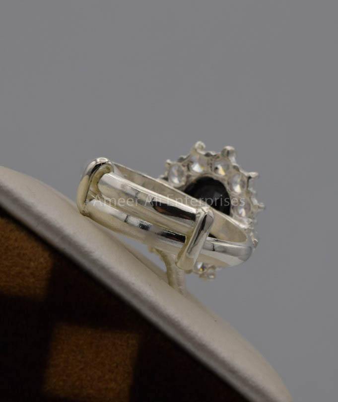 AAE 7529 Chandi Ring 925, Stone: Zircon - AmeerAliEnterprises