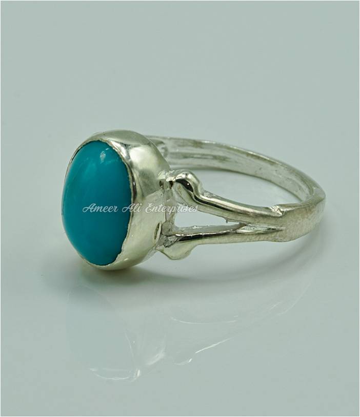 AAE 6847 Chandi Ring 925, Stone: Feroza