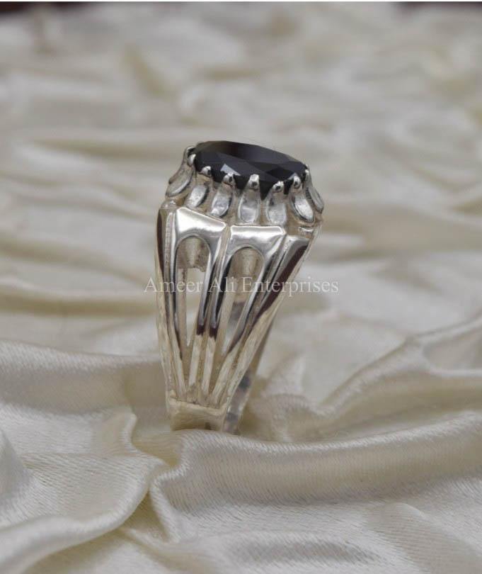 AAE 9801 Chandi Ring 925, Stone: Zircon - AmeerAliEnterprises