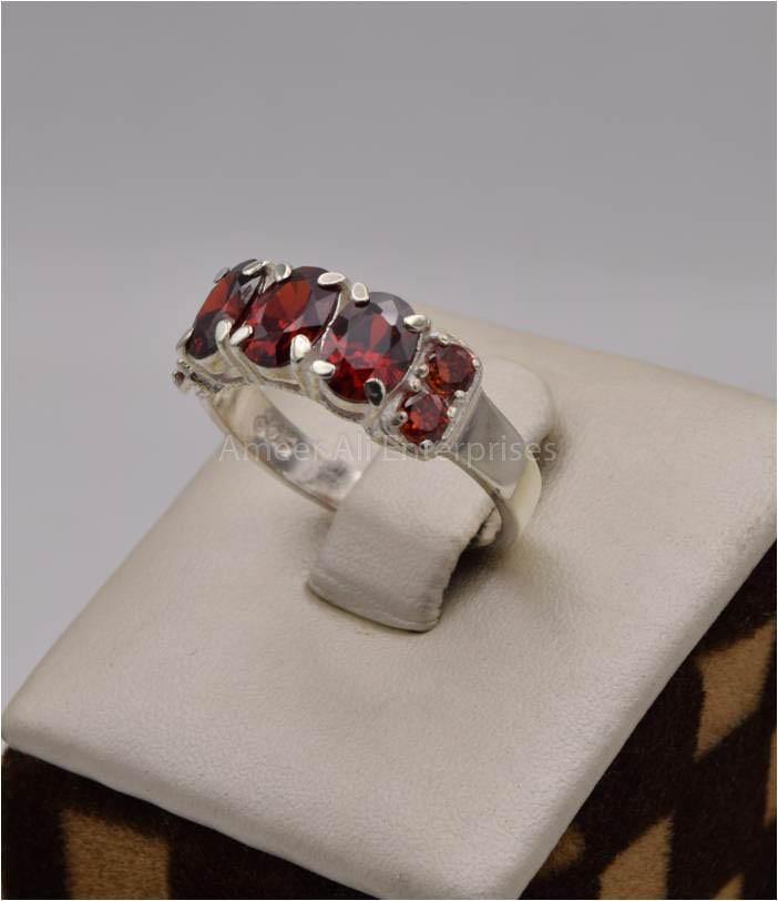 AAE 2522 Chandi Ring 925, Stone: Zircon - AmeerAliEnterprises